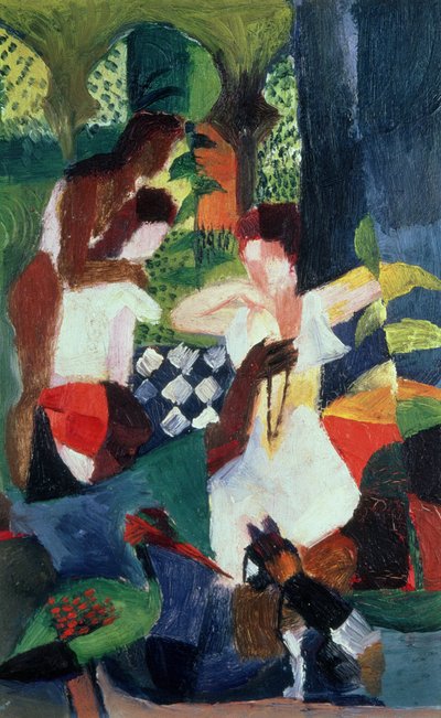 Der türkische Juwelier von August Macke